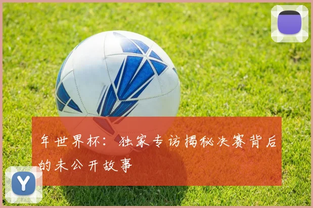年世界杯:独家专访揭秘决赛背后的未公开故事