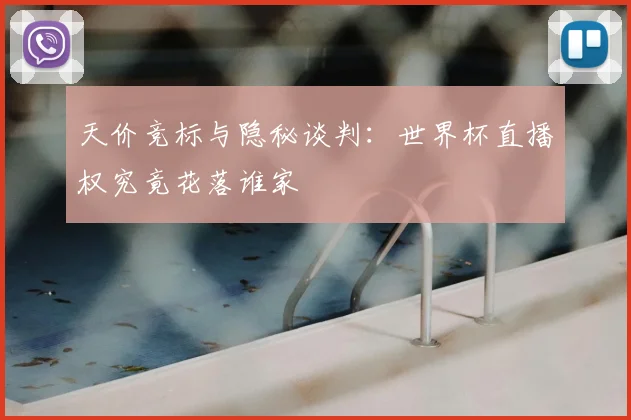 天价竞标与隐秘谈判：世界杯直播权究竟花落谁家